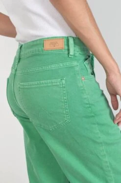 LE TEMPS DES CERISES Cosy Boyfit 7/8ème Jeans Vert Menthe -Le Temps Des Cerises 231 jfcosy00w5153 9192 imaged4
