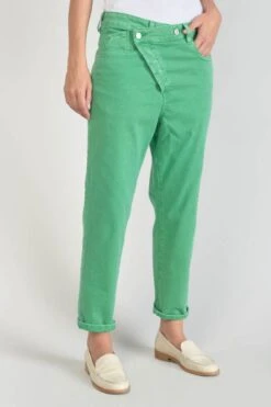 LE TEMPS DES CERISES Cosy Boyfit 7/8ème Jeans Vert Menthe -Le Temps Des Cerises 231 jfcosy00w5153 9192 imaged6