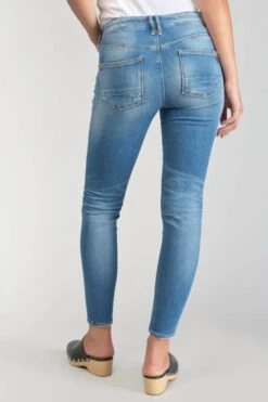 LE TEMPS DES CERISES Dames Power Skinny 7/8ème Jeans Destroy Bleu N°4 -Le Temps Des Cerises 231 jfdames0w4080 3001 imaged1