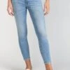 LE TEMPS DES CERISES Dari Pulp Slim Taille Haute 7/8ème Jeans Bleu N°4 -Le Temps Des Cerises 231 jfdari00w1337 3001 image3