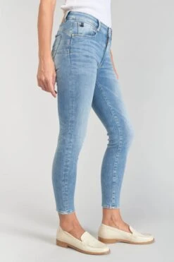 LE TEMPS DES CERISES Dari Pulp Slim Taille Haute 7/8ème Jeans Bleu N°4 -Le Temps Des Cerises 231 jfdari00w1337 3001 imaged1