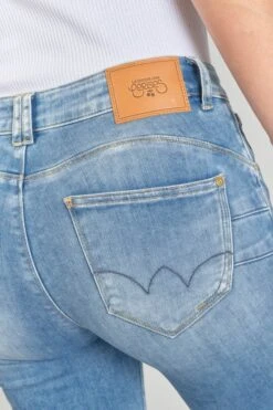 LE TEMPS DES CERISES Dari Pulp Slim Taille Haute 7/8ème Jeans Bleu N°4 -Le Temps Des Cerises 231 jfdari00w1337 3001 imaged4