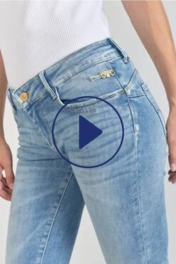 LE TEMPS DES CERISES Flip Pulp Slim Jeans Bleu N°4 -Le Temps Des Cerises 231 jfflip00w1337 3001 image3 1