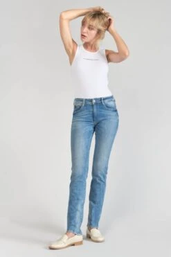 LE TEMPS DES CERISES Foxe Pulp Regular Taille Haute Jeans Bleu N°4 -Le Temps Des Cerises 231 jffoxe00w6005 3001 imaged3