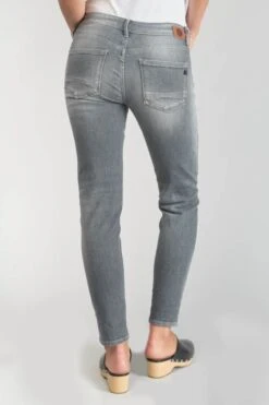 LE TEMPS DES CERISES Goudes Power Skinny 7/8ème Jeans Destroy Gris N°3 -Le Temps Des Cerises 231 jfgoudesw6045 0003 imaged5