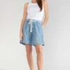 LE TEMPS DES CERISES Bermuda Hellia En Jeans Bleu Clair -Le Temps Des Cerises 231 jfhelliaw3042 3001 image3