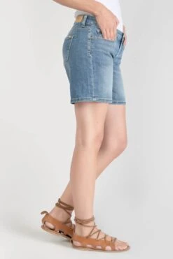 LE TEMPS DES CERISES Short Janka En Jeans Bleu Délavé -Le Temps Des Cerises 231 jfjanka0w3065 3001 imaged2