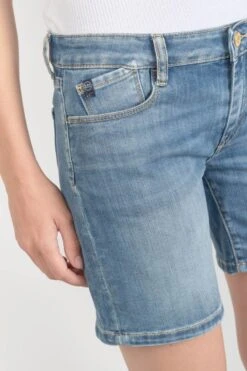 LE TEMPS DES CERISES Short Janka En Jeans Bleu Délavé -Le Temps Des Cerises 231 jfjanka0w3065 3001 imaged4