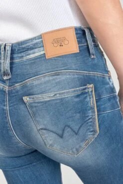 LE TEMPS DES CERISES Lump Pulp Slim Taille Haute 7/8ème Jeans Bleu N°3 -Le Temps Des Cerises 231 jflump00w7002 3286 imaged2