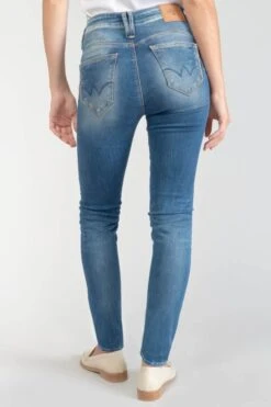 LE TEMPS DES CERISES Lump Pulp Slim Taille Haute 7/8ème Jeans Bleu N°3 -Le Temps Des Cerises 231 jflump00w7002 3286 imaged4