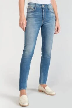 LE TEMPS DES CERISES Lump Pulp Slim Taille Haute 7/8ème Jeans Bleu N°3 -Le Temps Des Cerises 231 jflump00w7002 3286 imaged6