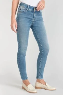 LE TEMPS DES CERISES Luri Ultra Pulp Slim Taille Haute 7/8ème Jeans Bleu N°4 -Le Temps Des Cerises 231 jfluri00w1442 3001 imaged2
