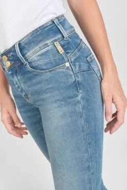 LE TEMPS DES CERISES Luri Ultra Pulp Slim Taille Haute 7/8ème Jeans Bleu N°4 -Le Temps Des Cerises 231 jfluri00w1442 3001 imaged5