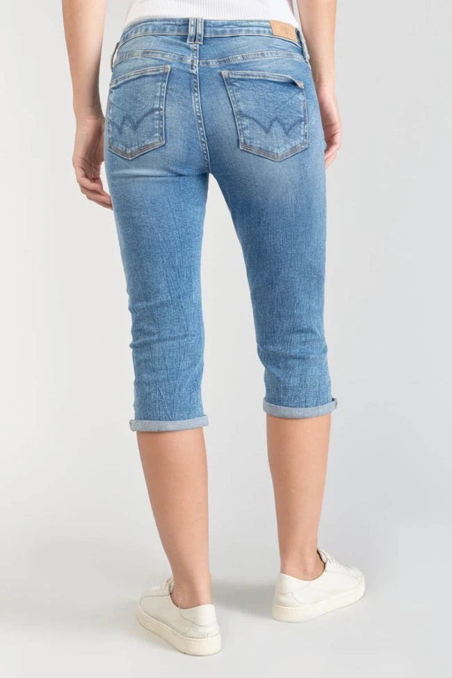 LE TEMPS DES CERISES Corsaire Oriol En Jeans Bleu Délavé 4 LE TEMPS DES CERISES Corsaire Oriol En Jeans Bleu Délavé – Image 2