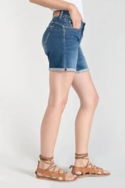 LE TEMPS DES CERISES Short Paola En Jeans Bleu -Le Temps Des Cerises 231 jfpaola0w3064 3001 imaged4