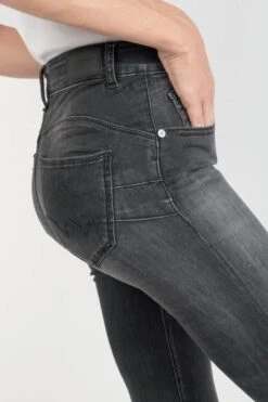 LE TEMPS DES CERISES Peak Pulp Slim Taille Haute Jeans Noir N°1 -Le Temps Des Cerises 231 jfpeak00w6041 0403 imaged2