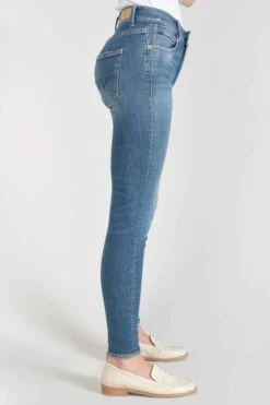 LE TEMPS DES CERISES Power Skinny Taille Haute 7/8ème Jeans Bleu N°3 -Le Temps Des Cerises 231 jfpowhicw2156 3001 imaged2