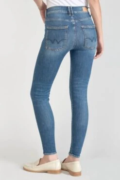 LE TEMPS DES CERISES Power Skinny Taille Haute 7/8ème Jeans Bleu N°3 -Le Temps Des Cerises 231 jfpowhicw2156 3001 imaged4