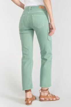 LE TEMPS DES CERISES Precieux Taille Haute 7/8ème Jeans Vert D'eau -Le Temps Des Cerises 231 jfprecieuwpig 9152 imaged3