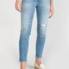 LE TEMPS DES CERISES Sabi Pulp Slim Taille Haute 7/8ème Jeans Destroy Bleu N°3 -Le Temps Des Cerises 231 jfsabi00w1436 3001 image3