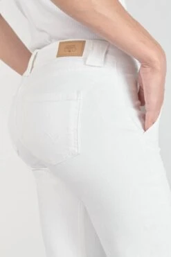 LE TEMPS DES CERISES Sormiou Flare Jeans Blanc -Le Temps Des Cerises 231 jfsormiouwpig 1001 imaged2