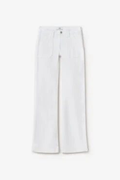 LE TEMPS DES CERISES Sormiou Flare Jeans Blanc -Le Temps Des Cerises 231 jfsormiouwpig 1001 imaged8