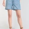LE TEMPS DES CERISES Short Sydney En Jeans Bleu Clair -Le Temps Des Cerises 231 jfsydneyw3042 3001 image3