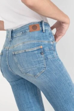 LE TEMPS DES CERISES Zep Pulp Regular Taille Haute 7/8ème Jeans Destroy Bleu N°4 -Le Temps Des Cerises 231 jfzep000w9090 3001 imaged2