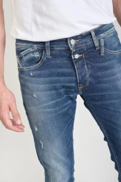 LE TEMPS DES CERISES Camoins 700/11 Adjusted Jeans Destroy Bleu N°3 -Le Temps Des Cerises 231 jh711camw4074 3001 imaged2