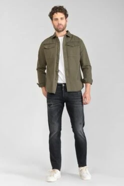 LE TEMPS DES CERISES Cantini 700/11 Adjusted Jeans Destroy Noir N°1