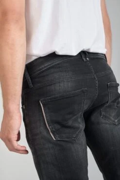 LE TEMPS DES CERISES Cantini 700/11 Adjusted Jeans Destroy Noir N°1 -Le Temps Des Cerises 231 jh711canw1426 0403 imaged5