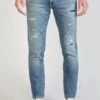 LE TEMPS DES CERISES Jogg 700/11 Adjusted Jeans Destroy Bleu N°4