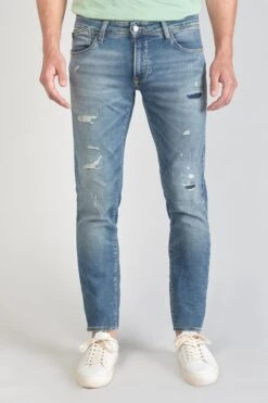 LE TEMPS DES CERISES Jogg 700/11 Adjusted Jeans Destroy Bleu N°4