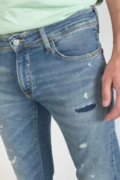 LE TEMPS DES CERISES Jogg 700/11 Adjusted Jeans Destroy Bleu N°4 -Le Temps Des Cerises 231 jh711jogw5146 3001 imaged1