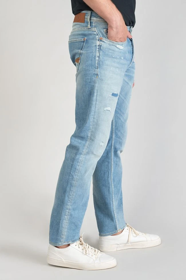 LE TEMPS DES CERISES Basic 700/17 Relax Jeans Destroy Bleu N°5 7 LE TEMPS DES CERISES Basic 700/17 Relax Jeans Destroy Bleu N°5 – Image 5