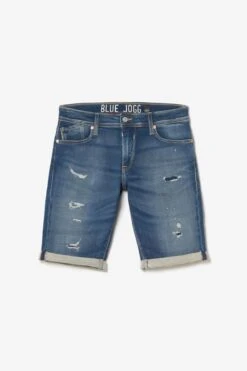 LE TEMPS DES CERISES Bermuda Jogg Oc Bleu Délavé Destroy 15 LE TEMPS DES CERISES Bermuda Jogg Oc Bleu Délavé Destroy -Le Temps Des Cerises 231 jhjoggocw5155 3001 imaged8