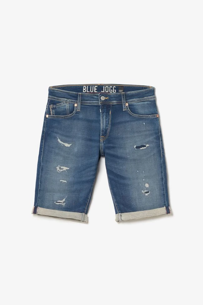 LE TEMPS DES CERISES Bermuda Jogg Oc Bleu Délavé Destroy 9 LE TEMPS DES CERISES Bermuda Jogg Oc Bleu Délavé Destroy – Image 7