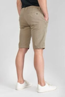 LE TEMPS DES CERISES Bermuda Chino Jogg Swoop Beige Sable -Le Temps Des Cerises 231 phswoop00wpig 2076 imaged4
