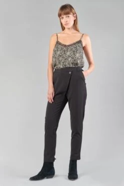 LE TEMPS DES CERISES Caraco Elinor Noir à Motif Fleuri -Le Temps Des Cerises 232 felinor00000000 0001 imaged2