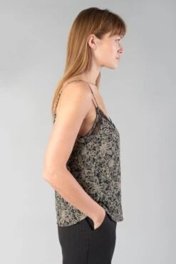 LE TEMPS DES CERISES Caraco Elinor Noir à Motif Fleuri -Le Temps Des Cerises 232 felinor00000000 0001 imaged4