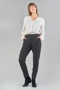 LE TEMPS DES CERISES Blouse Frano En Jacquard Crème -Le Temps Des Cerises 232 ffrano0000000ml 1132 imaged2