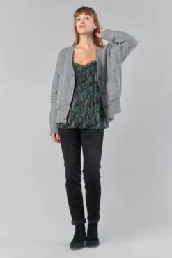 LE TEMPS DES CERISES Caraco Kyla Vert Sapin Irisée 17 LE TEMPS DES CERISES Caraco Kyla Vert Sapin Irisée -Le Temps Des Cerises 232 fkyla0000000000 9311 imaged6