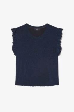 LE TEMPS DES CERISES Top Nea Bleu Nuit Irisé -Le Temps Des Cerises 232 fnea000000000sm 3221 imaged8