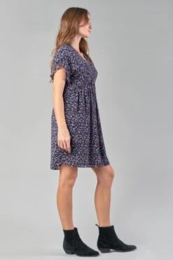 LE TEMPS DES CERISES Robe Paola à Motif Léopard -Le Temps Des Cerises 232 fpaola0000000mc 3737 imaged1