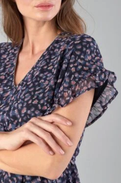 LE TEMPS DES CERISES Robe Paola à Motif Léopard -Le Temps Des Cerises 232 fpaola0000000mc 3737 imaged2