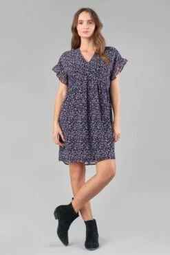 LE TEMPS DES CERISES Robe Paola à Motif Léopard -Le Temps Des Cerises 232 fpaola0000000mc 3737 imaged5