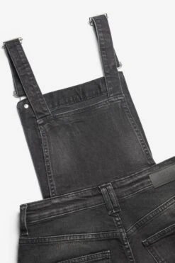 LE TEMPS DES CERISES Salopette Pantalon Camil En Jeans Noir Délavé -Le Temps Des Cerises 232 gcamil00w1411 0403 imaged1