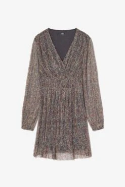 LE TEMPS DES CERISES Robe Kodigi à Motif Cachemire Irisée