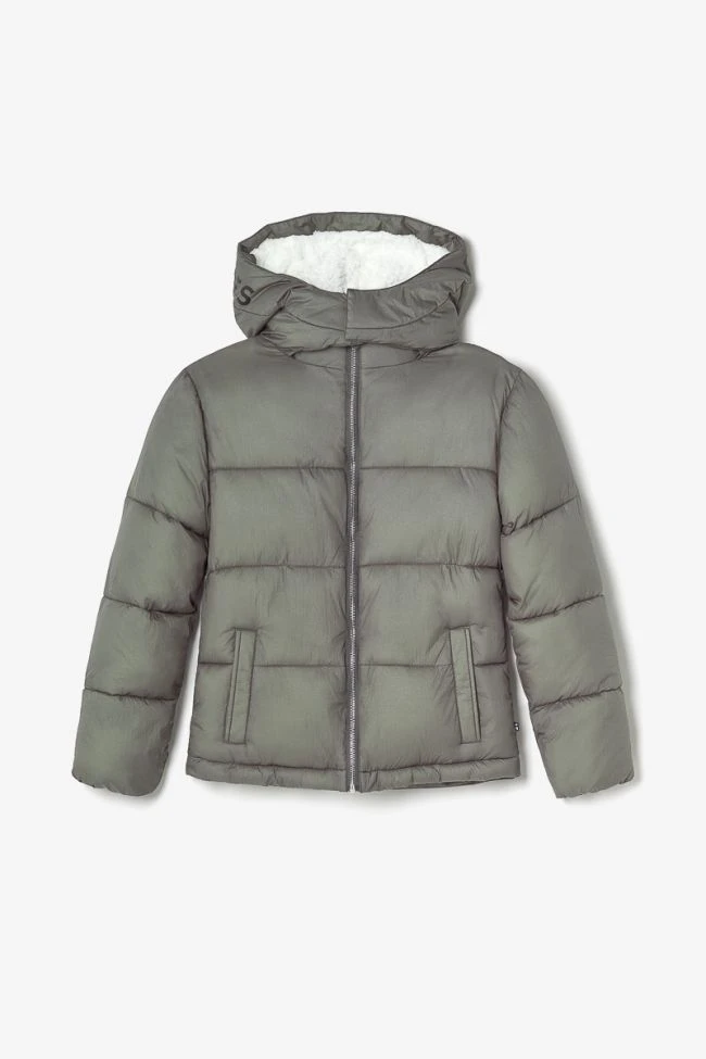 LE TEMPS DES CERISES Doudoune Lerinagi Kaki Pailletée 3 LE TEMPS DES CERISES Doudoune Lerinagi Kaki Pailletée