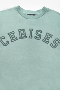 LE TEMPS DES CERISES Sweat Moagi Vert Sauge -Le Temps Des Cerises 232 gmoagi0000000ml 9797 imaged1